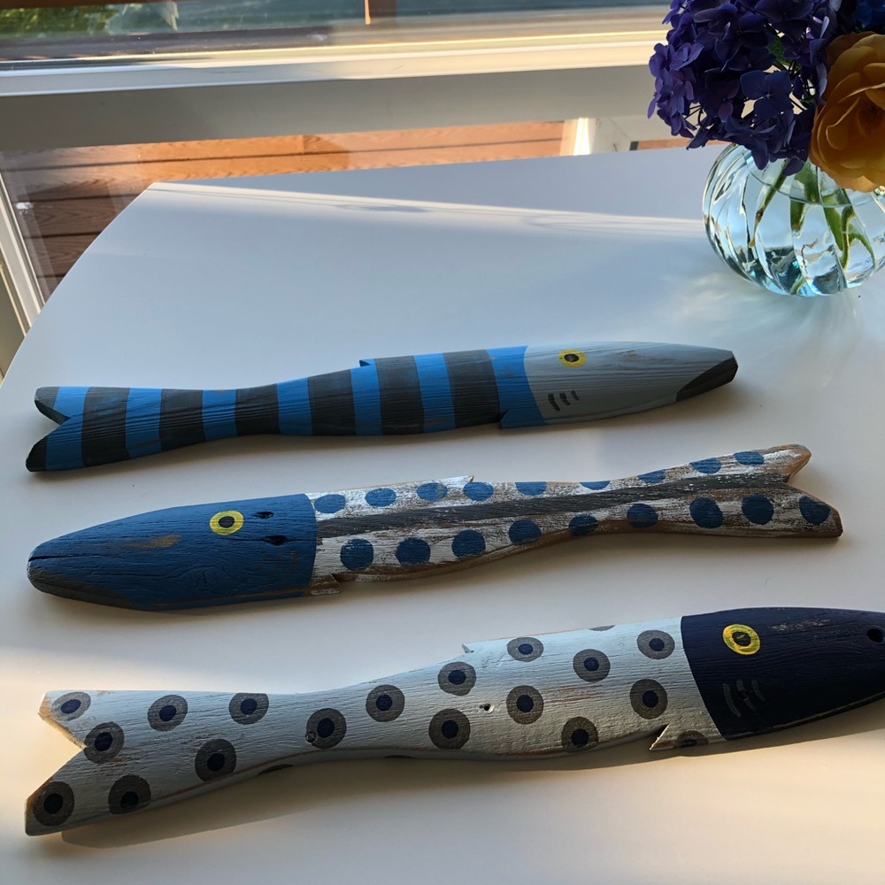 🐠 Wooden Fish Beach Decor 🐟